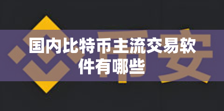 国内比特币主流交易软件有哪些 国内比特币主流交易软件有哪些