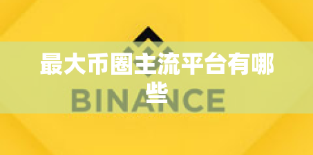 最大币圈主流平台有哪些