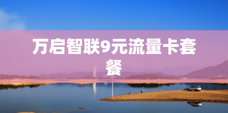 万启智联9元流量卡套餐