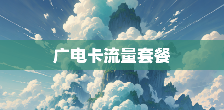广电卡流量套餐