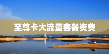 至尊卡大流量套餐资费