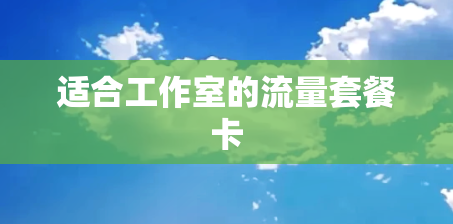 适合工作室的流量套餐卡