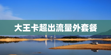 大王卡超出流量外套餐