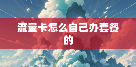 流量卡怎么自己办套餐的 流量卡怎么自己办套餐的