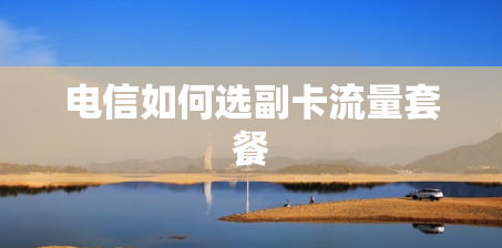 电信如何选副卡流量套餐