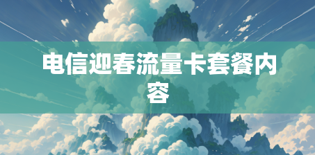电信迎春流量卡套餐内容
