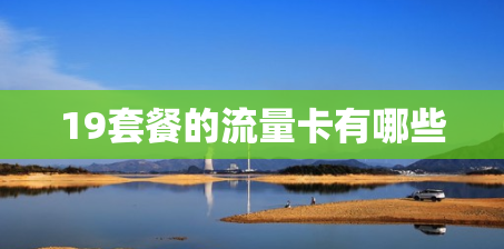 19套餐的流量卡有哪些