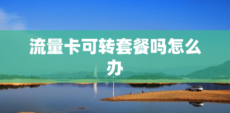 流量卡可转套餐吗怎么办