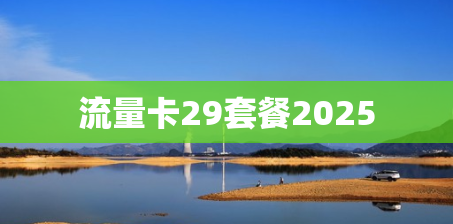 流量卡29套餐2025 流量卡29套餐2025