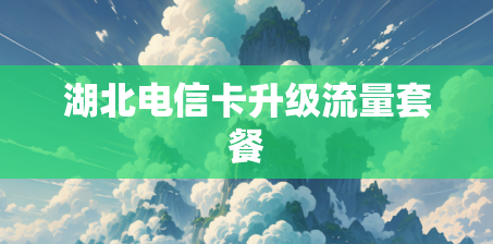 湖北电信卡升级流量套餐 湖北电信卡升级流量套餐